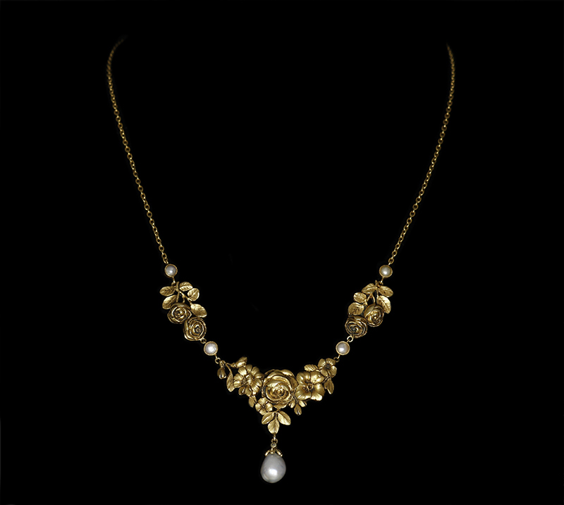 Antique Gallery Soleil アンティークジュエリー / 18k 16.8g 天然真珠